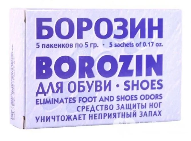 Borozin est destiné au soin des chaussures