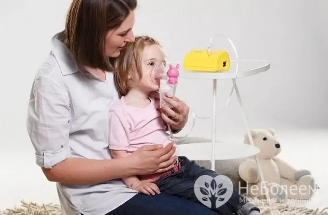 Inhalation for children is carried out using a nebulizer and only under the supervision of adults