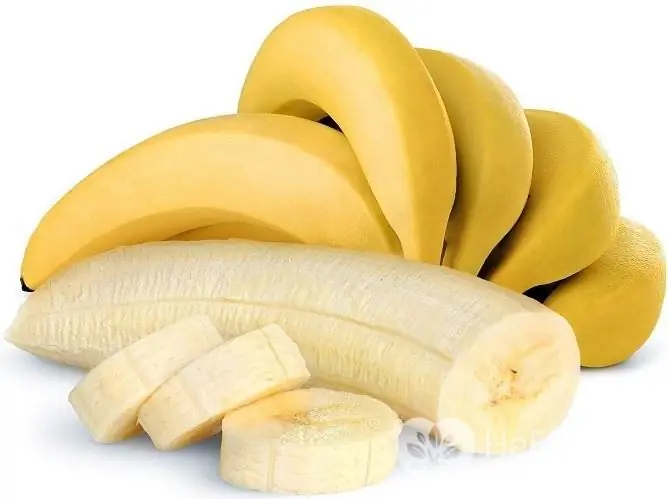 Graças às vitaminas, oligoelementos e efedrina, a banana tem não apenas um tônico, mas também um pronunciado efeito antitússico