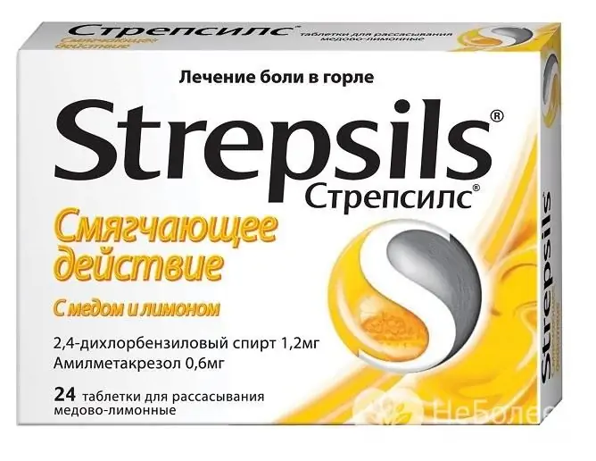 Strepsils digunakan untuk mengobati penyakit orofaring, juga dapat digunakan untuk batuk