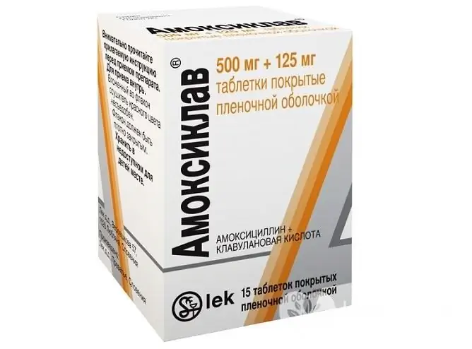 Amoxiclav is used for angina in adults and children