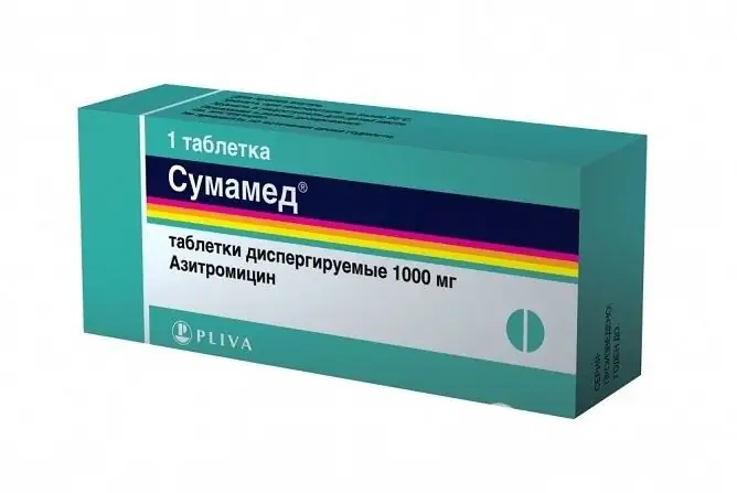 Sumamed adalah antibiotik yang sering diresepkan untuk angina