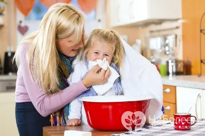 L'inalazione di vapore caldo è controindicata nei pazienti pediatrici