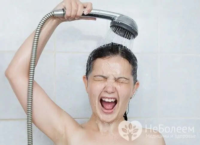 A contrast shower is one of the best means of preventing many diseases, including bronchitis