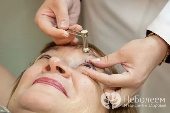 Mensen die vatbaar zijn voor verhoogde intraoculaire druk, hebben periodiek onderzoek door een oogarts nodig