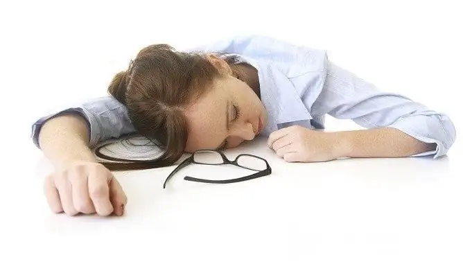 Low blood pressure is manifested by lethargy, drowsiness, and rapid fatigue