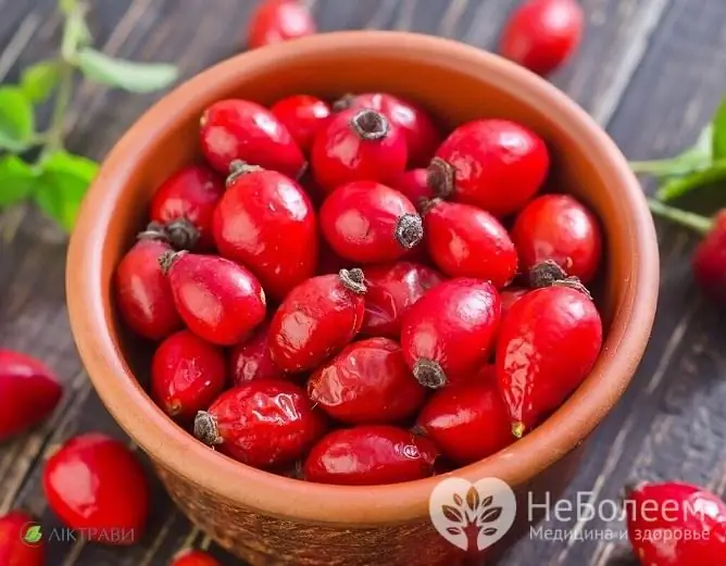 Rosehip menormalkan tekanan darah dan secara amnya menguatkan badan