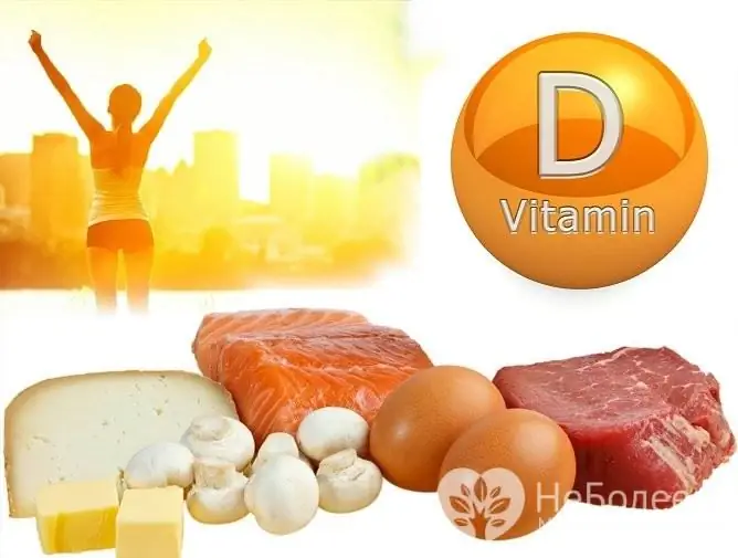 Vitamin D is formed in the body when exposed to sunlight and also comes from food