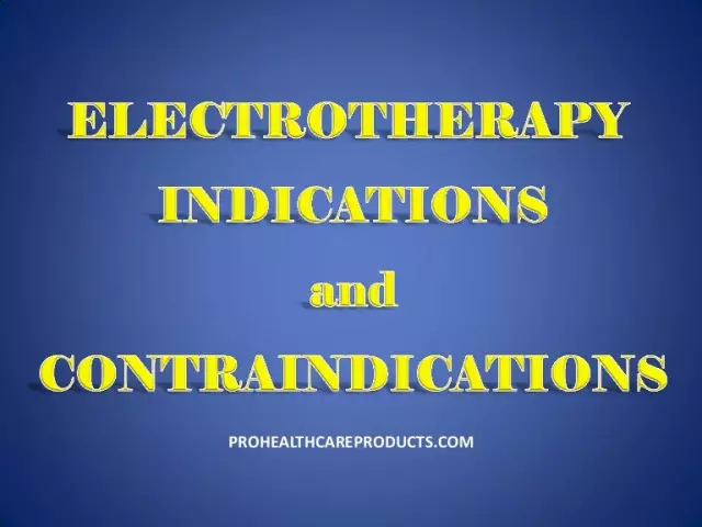 Electrotherapy - Types, Principle, Contraindications