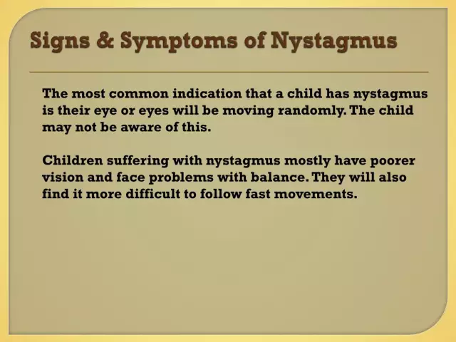 Nystagmus - Treatment, Causes, Symptoms