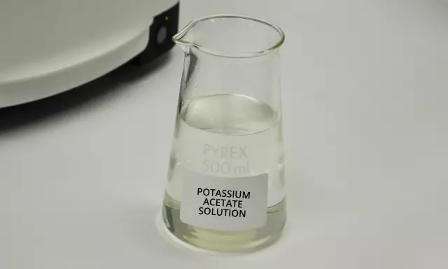 Potassium Acetate - Solution, Preparation, Application