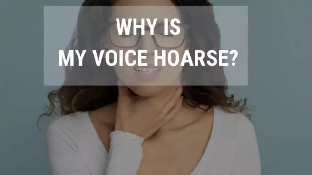 Why Does My Voice Disappear? Causes Of Hoarseness And Hoarseness Of The Voice