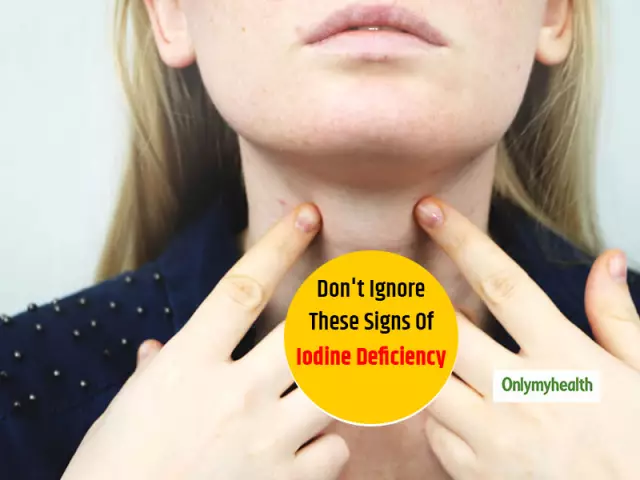 9 Signs Of Iodine Deficiency In The Body