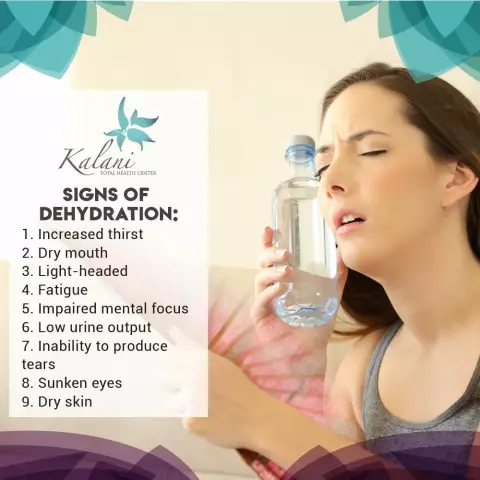 8 Signs Of Dehydration