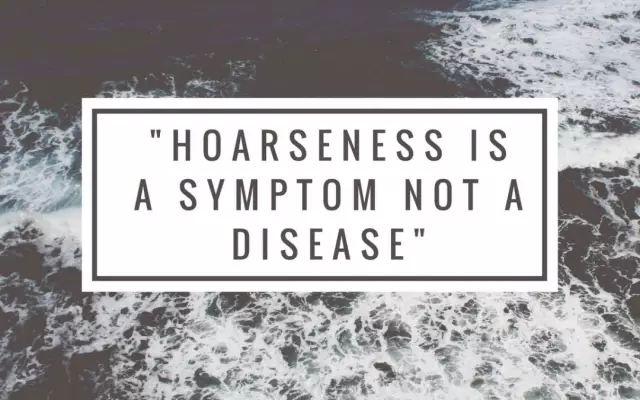 Hoarseness And Loss Of Voice: Causes, Diagnosis And Treatment