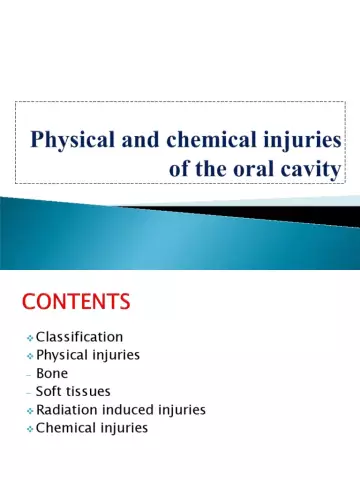 Oral Cavity - Hygiene, Diseases, Treatment