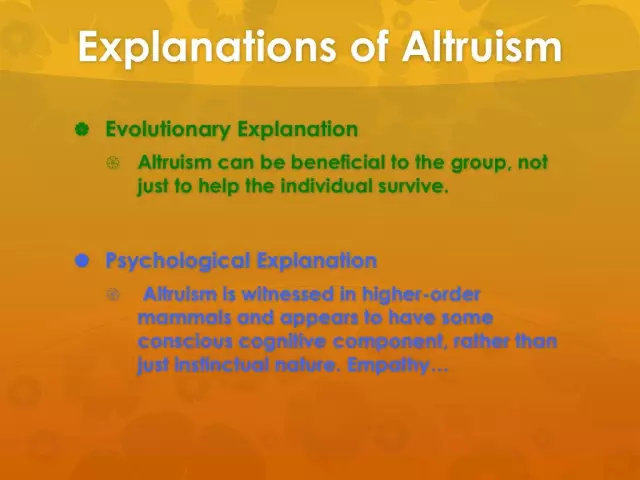 Altruism - Theories, Types, Features