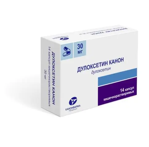 Duloxetine Canon - Arahan Penggunaan, Harga, Ulasan, Analog