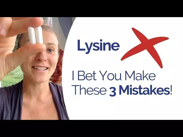 L Lysine - Instructions, Application, Indications