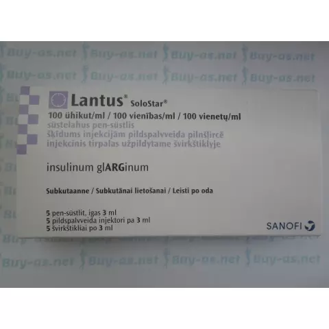 Insulin Lantus - Instructions For Use, Reviews, Action