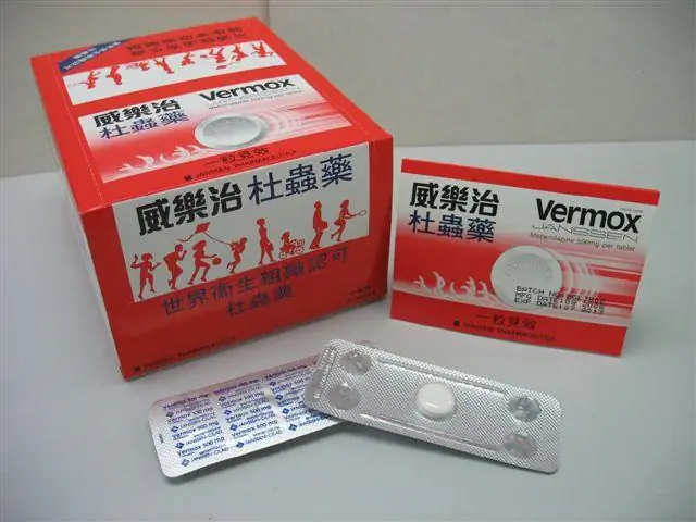 Mebendazole - Petunjuk Penggunaan Tablet, Ulasan, Analog, Harga