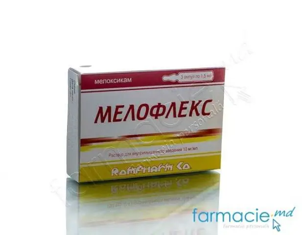 Meloflex Rompharm - Instruksjoner For Bruk, Pris, Analoger, Anmeldelser