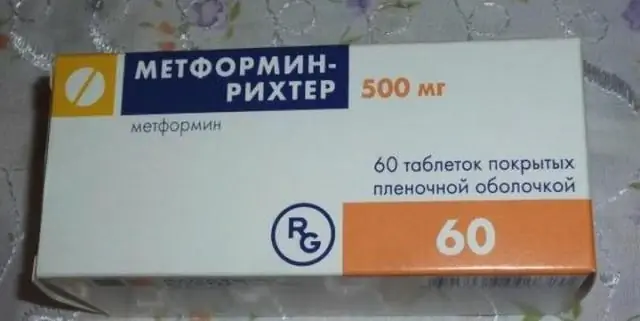 Метформин-Рихтер - инструкции за употреба, цена, рецензии, 500 Mg