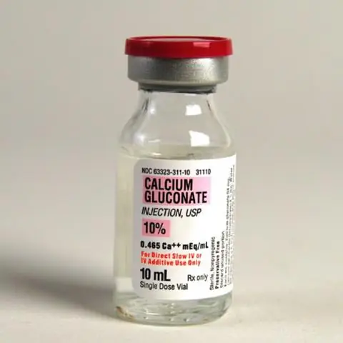 Flacon De Gluconate De Calcium - Instructions Pour L'utilisation Des Injections, Des Critiques