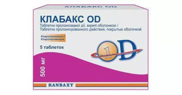 Klabaks OD - Instructions For Use, 500 Mg, Price, Reviews, Analogues