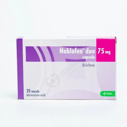 Naklofen Duo - Kapslite Kasutamise Juhised 75 Mg, ülevaated, Hind