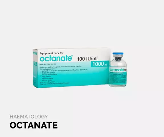 Octanate - Instructions For Use, 500 IU, 1000 IU, Price, Analogues