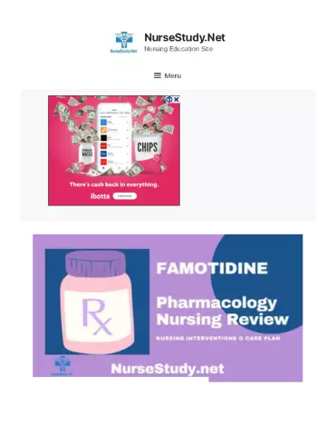 Famotidine - Instructions For Use, Indications, Reviews