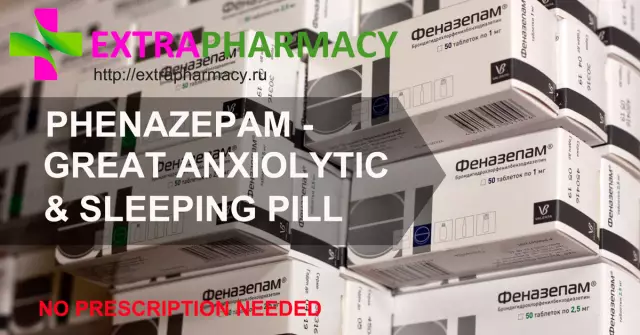 Phenazepam - Instructions For Use, Overdose, Reviews